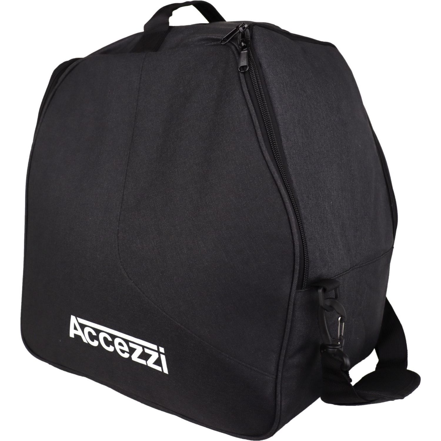 Accezzi skischoen- en helmtas, zwart