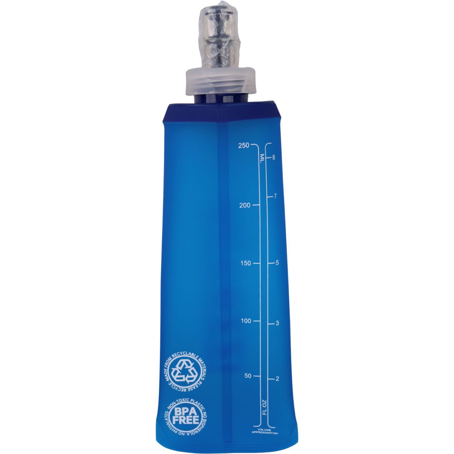 Accezzi Soft Bottle, drikkeflaske, 250 ml, blå