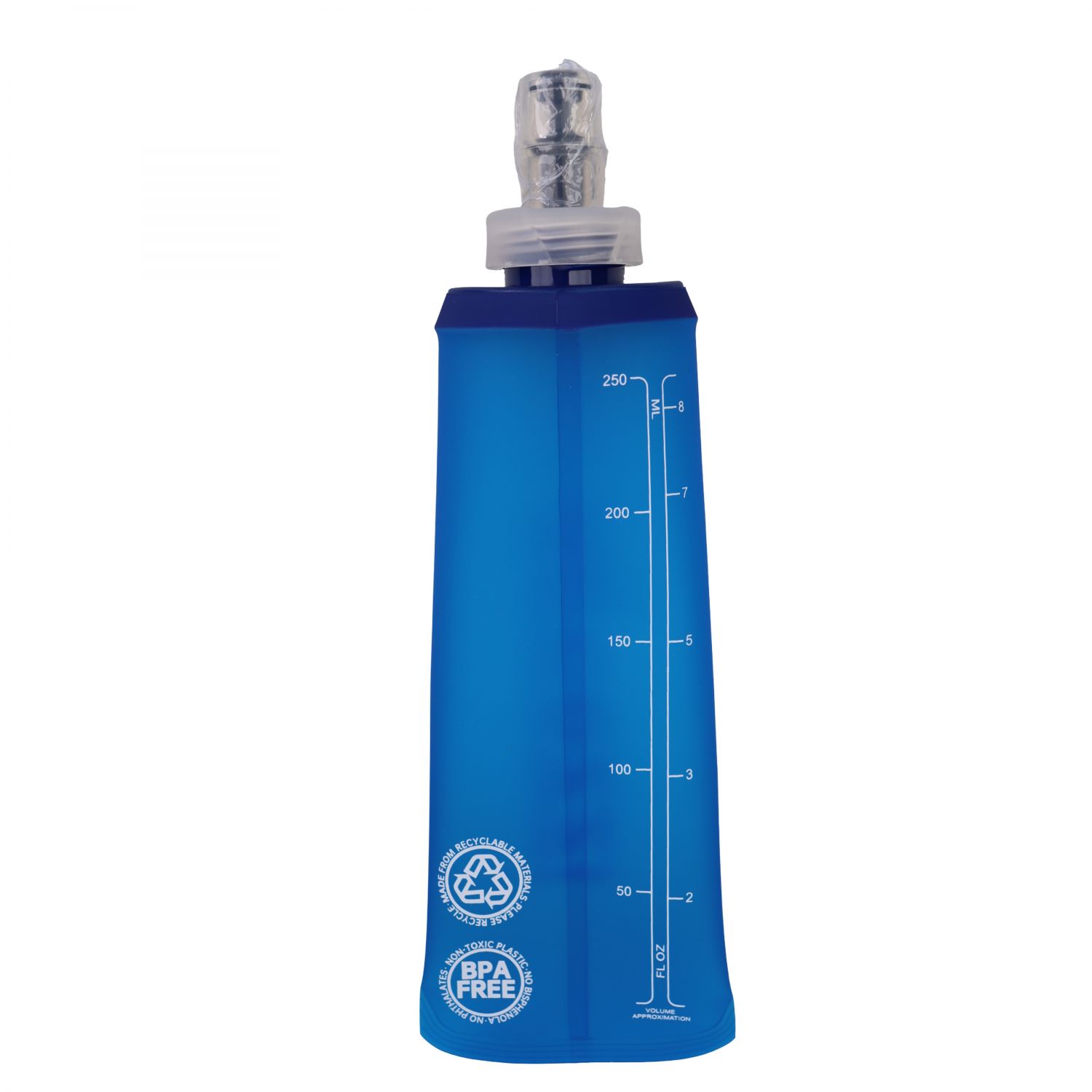 Accezzi Soft Bottle, borraccia, 250 ml, blu