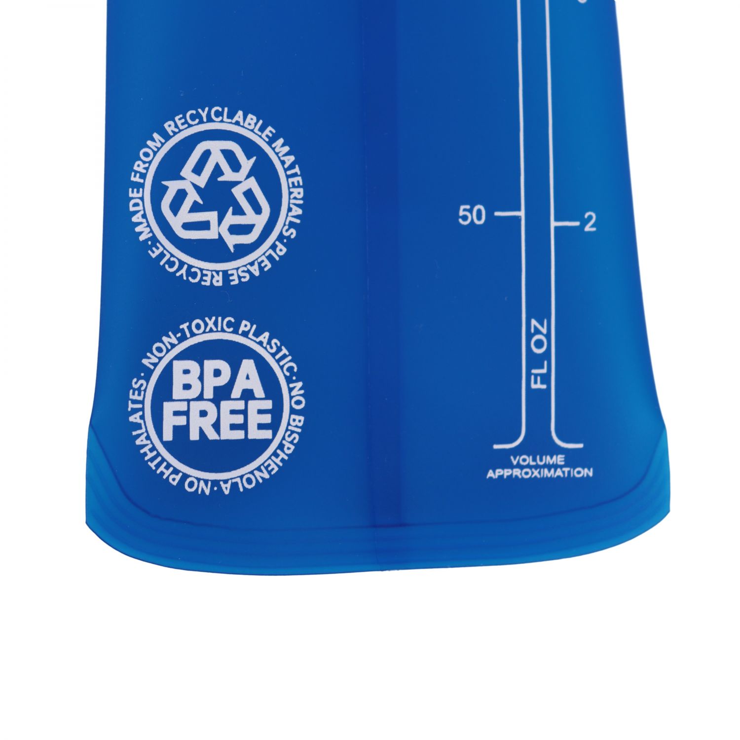 Accezzi Soft Bottle, fľaša na pitie, 250 ml, modrá