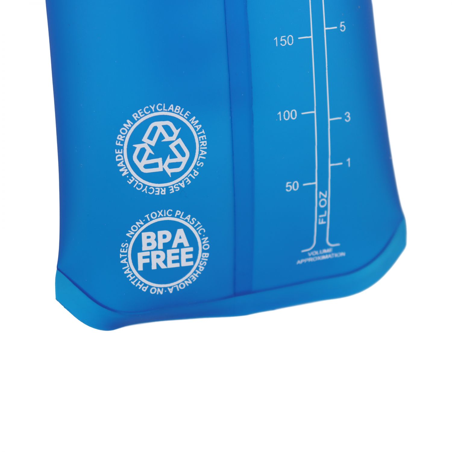 Accezzi Soft Bottle, fľaša na pitie, 500 ml, modrá
