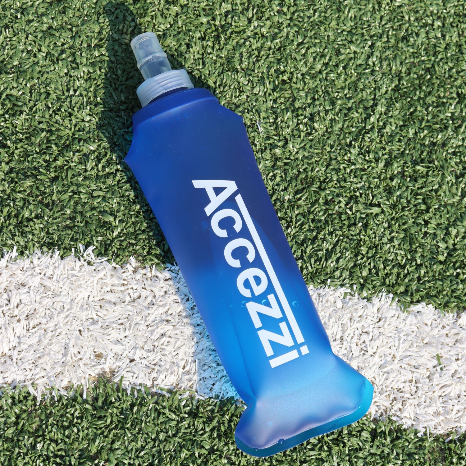 Accezzi Soft Bottle, garrafa para beber, 250 ml, azul