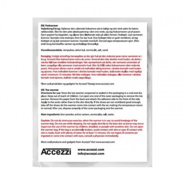 Accezzi Toe Warmer, 240 pairs
