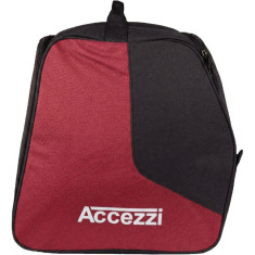Accezzi Torba na buty i kask, czarna/czerwona