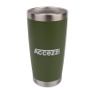 Accezzi stainless steel tumbler, 590 ml, dark green