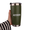 Accezzi stainless steel tumbler, 590 ml, dark green