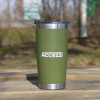 Accezzi stainless steel tumbler, 590 ml, dark green