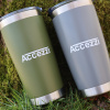 Accezzi stainless steel tumbler, 590 ml, dark green