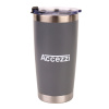 Accezzi 20oz stainless steel tumbler, grey