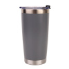 Accezzi 20oz stainless steel tumbler, grey