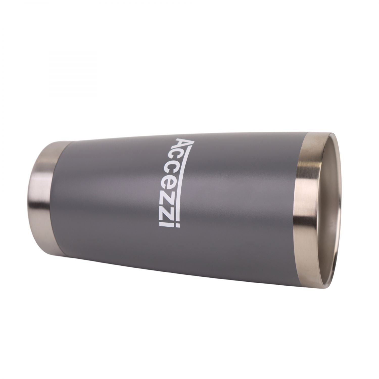 Accezzi 20oz stainless steel tumbler, grey
