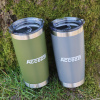 Accezzi 20oz stainless steel tumbler, grey