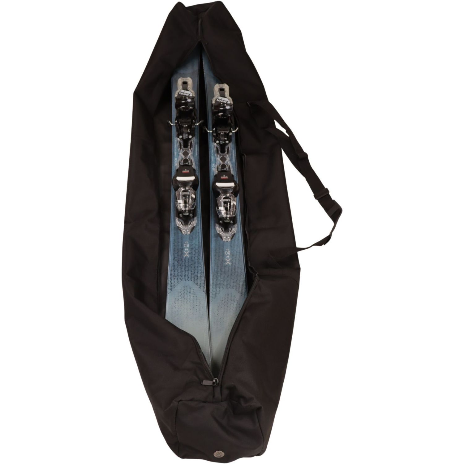 Accezzi Wagrain, borsa da sci, 150cm, nero