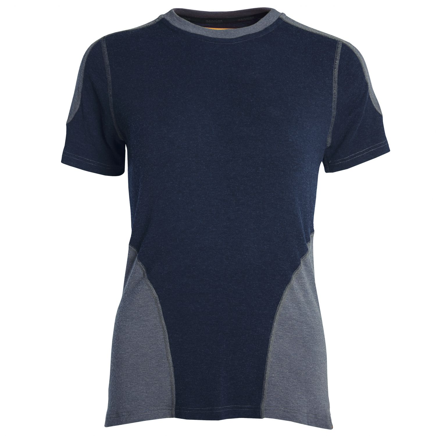 Aeonian the ABISKO, camiseta interior de esquí, mujer, azul oscuro/gris