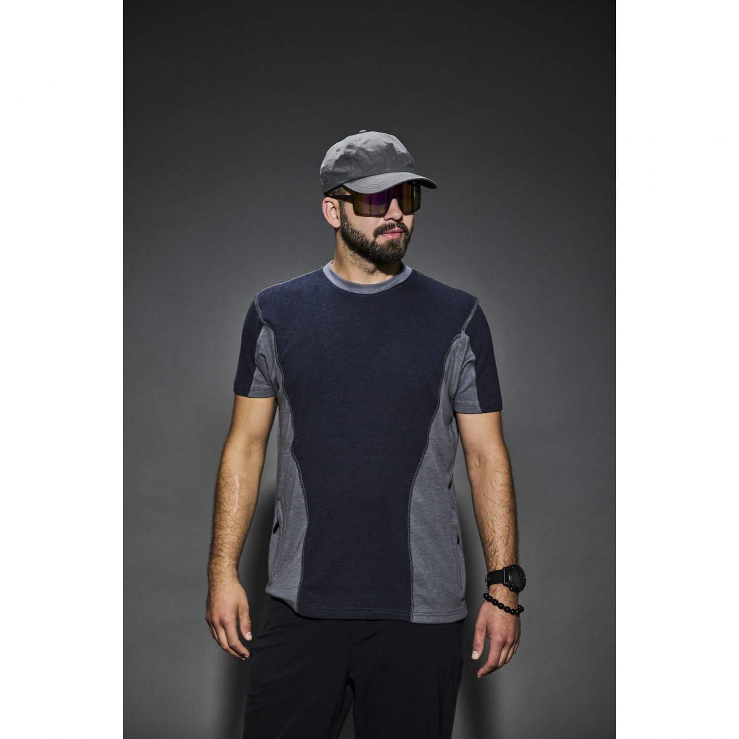 Aeonian the ABISKO, maglia intima da sci, uomo, blu scuro/grigio