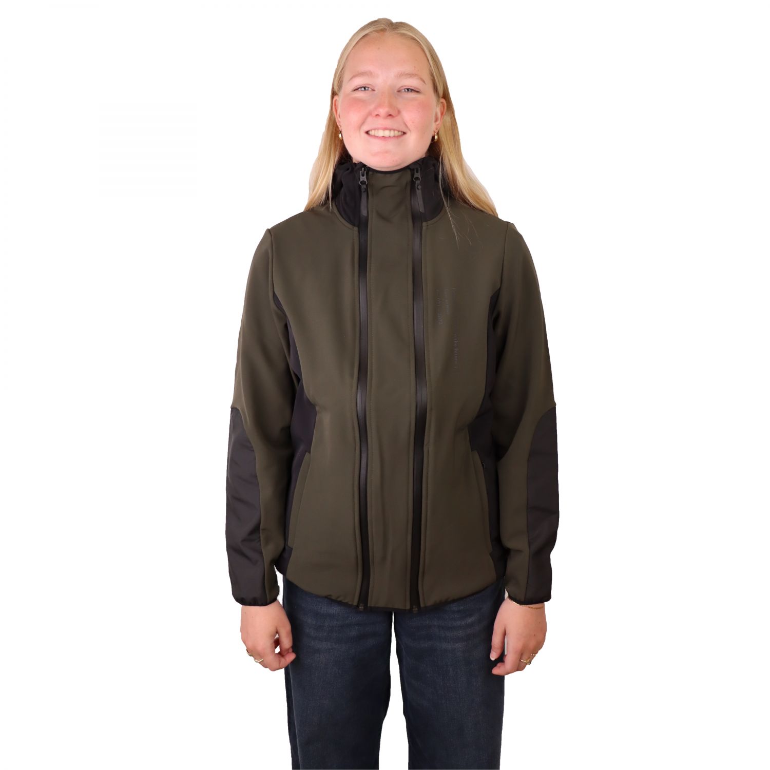 Aeonian the FENIX, casaco softshell para mulher, verde escuro
