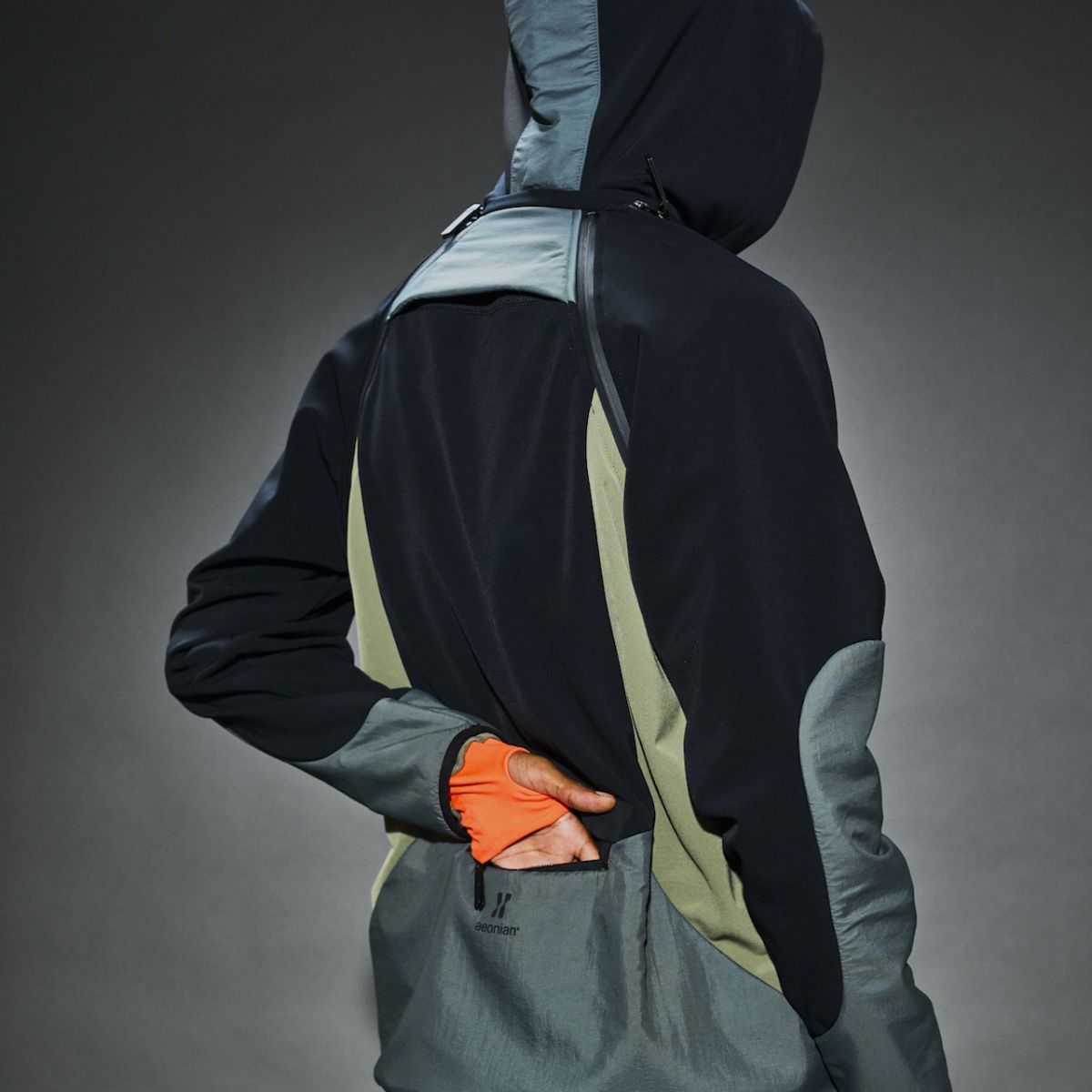 Aeonian the FENIX, giacca softshell, uomo, nero/khaki