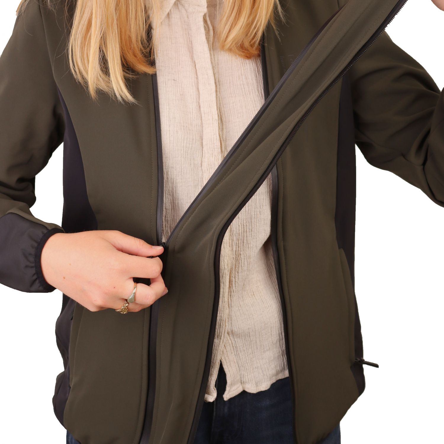 Aeonian the FENIX, softshell gilets, femmes, vert foncé