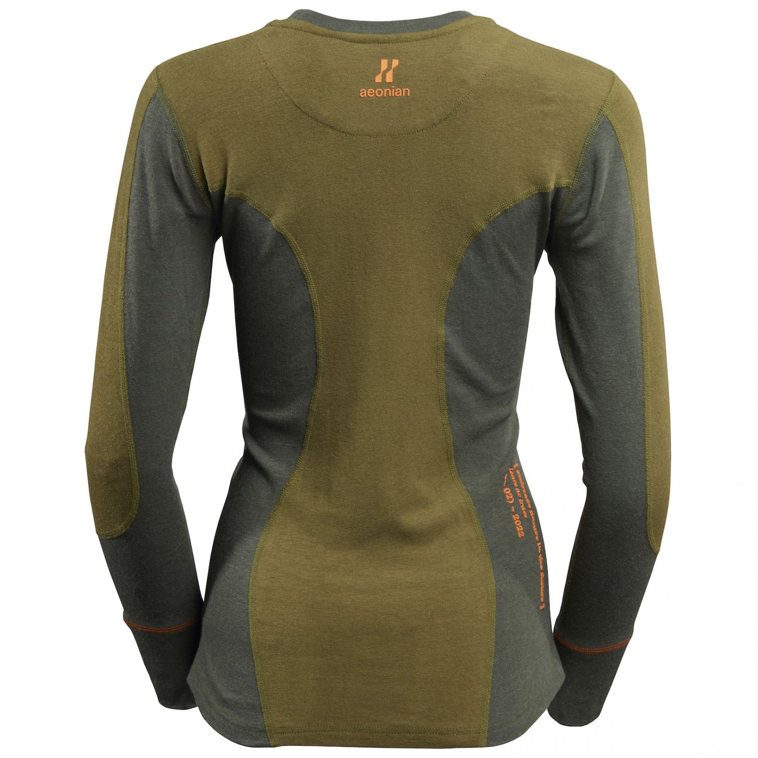 Aeonian the TARA, maglia intima da sci da donna, verde