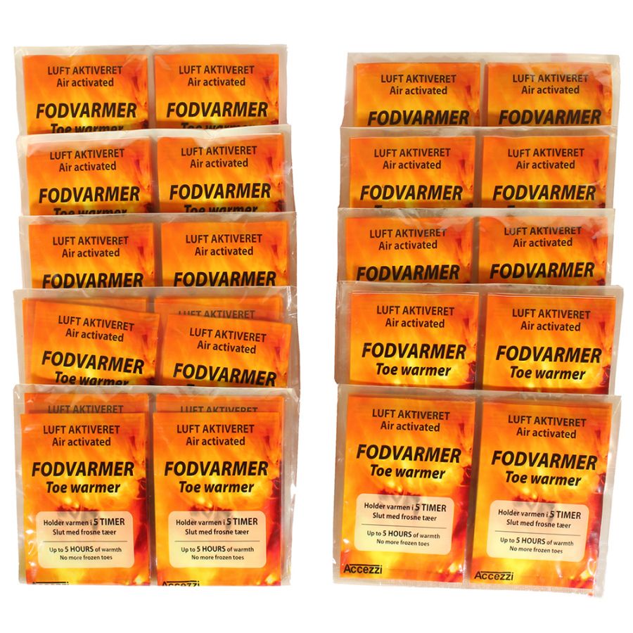 Aquecedor de pés Accezzi, 50 pares