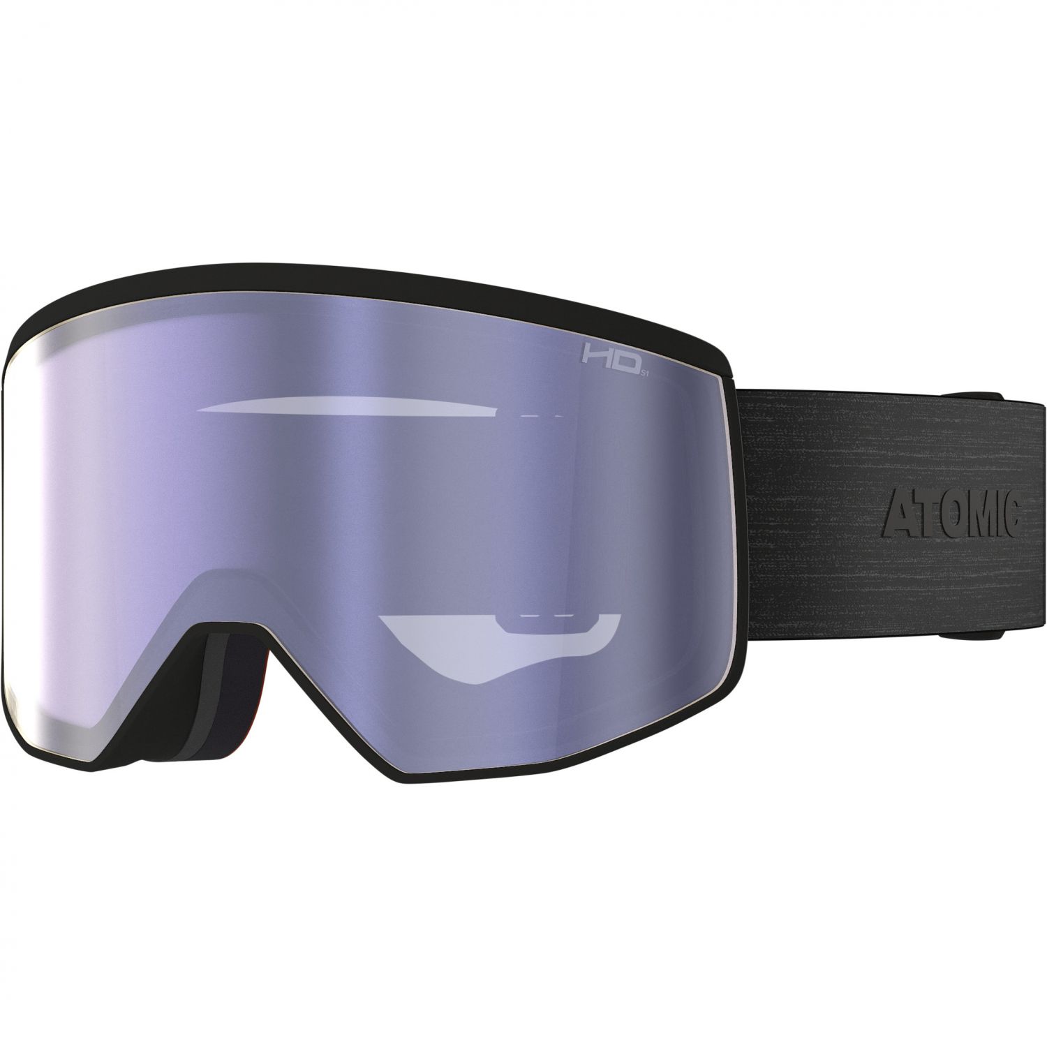Atomic Four Pro HD, maschera da sci, nero