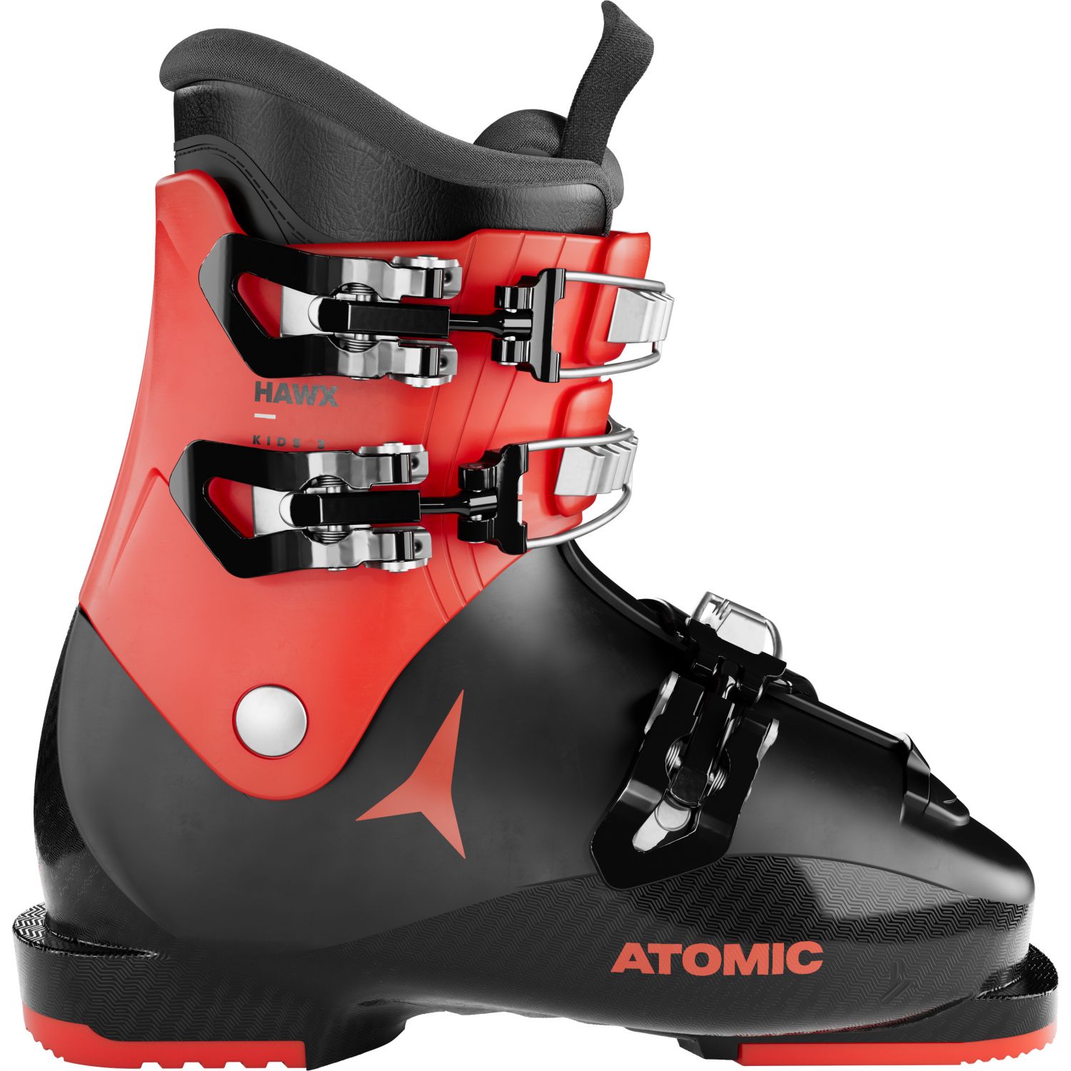 Atomic Hawx Kids 3, buty narciarskie, juniorskie, czarno-czerwone