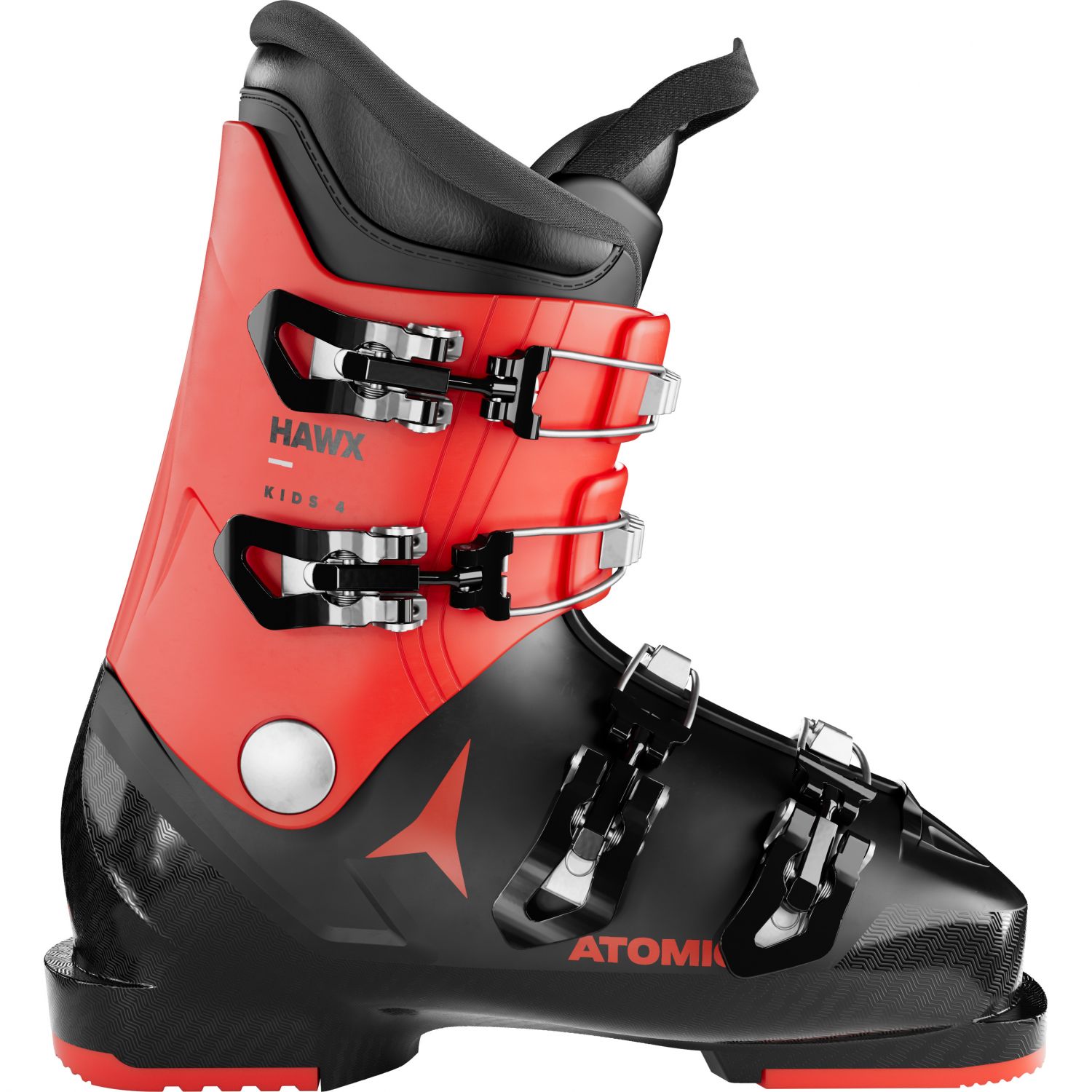 Atomic Hawx Kids 4, scarponi da sci, junior, nero/rosso