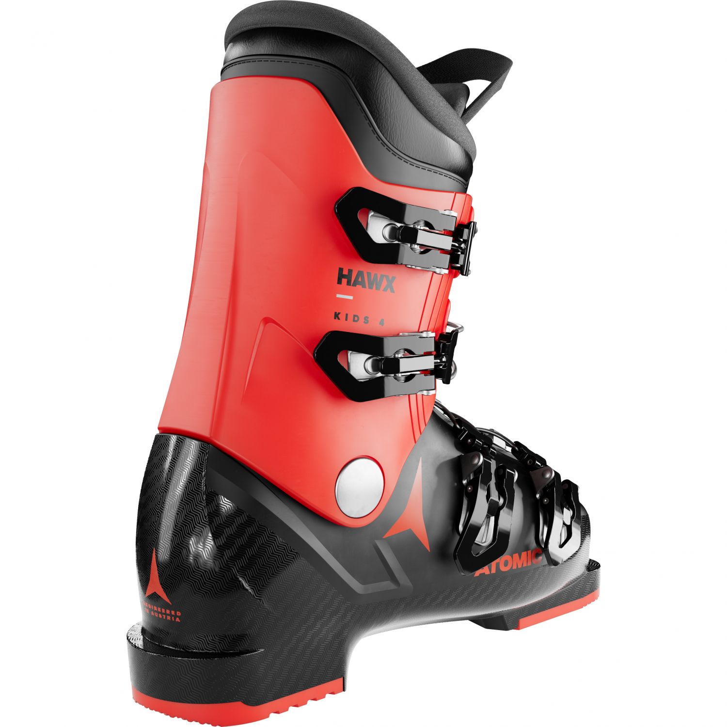 Atomic Hawx Kids 4, scarponi da sci, junior, nero/rosso