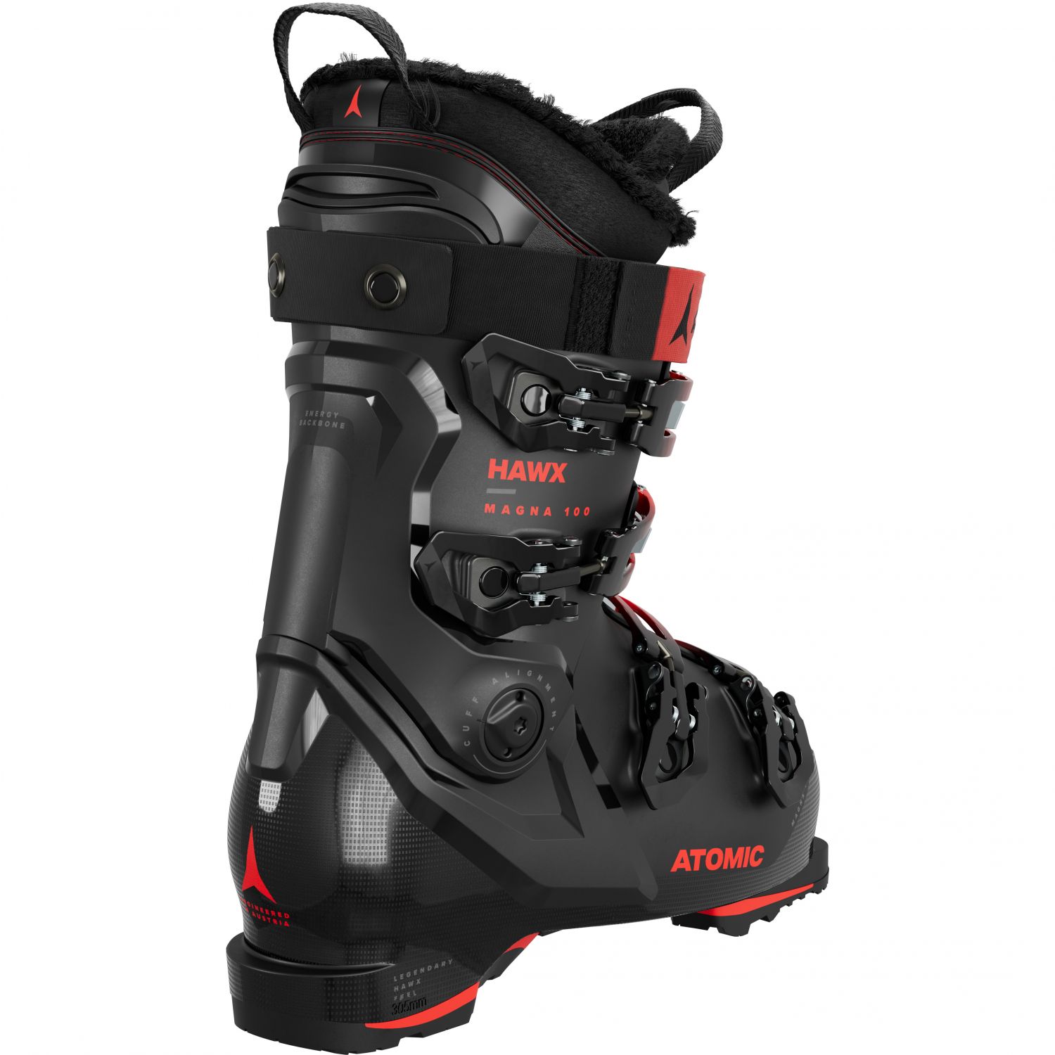 Atomic Hawx Magna 100 GW, chaussures de ski, hommes, noir/rouge