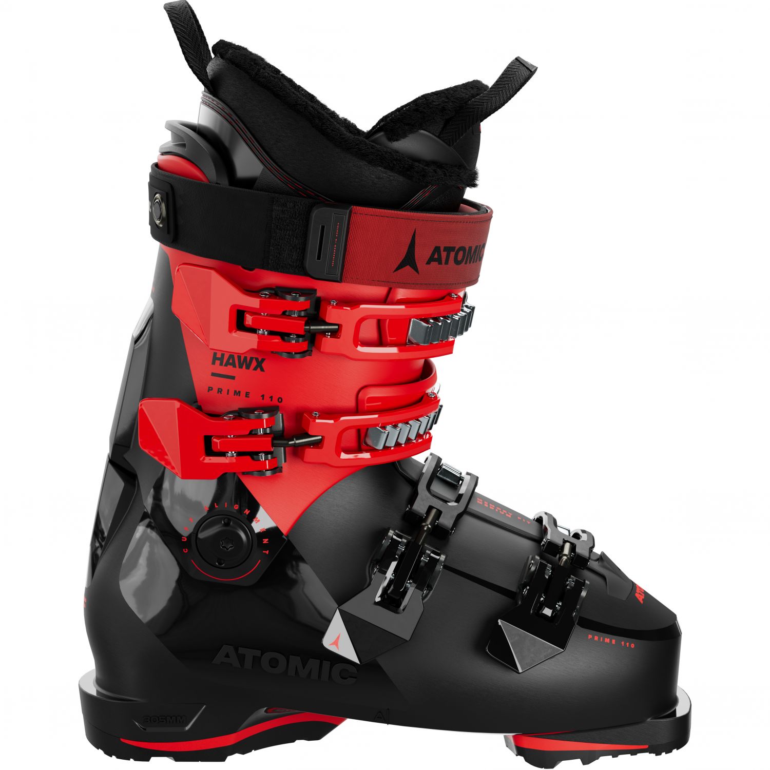 Atomic Hawx Prime 110 GW, skischoenen , meneer, zwart/rood