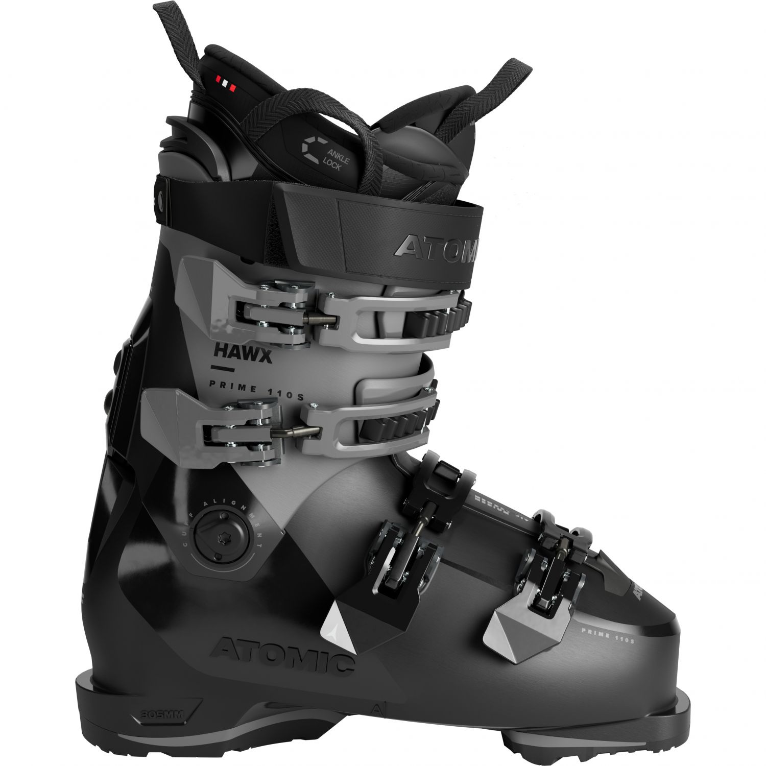 Atomic Hawx Prime 110 S, chaussures de ski, homme, noir/gris