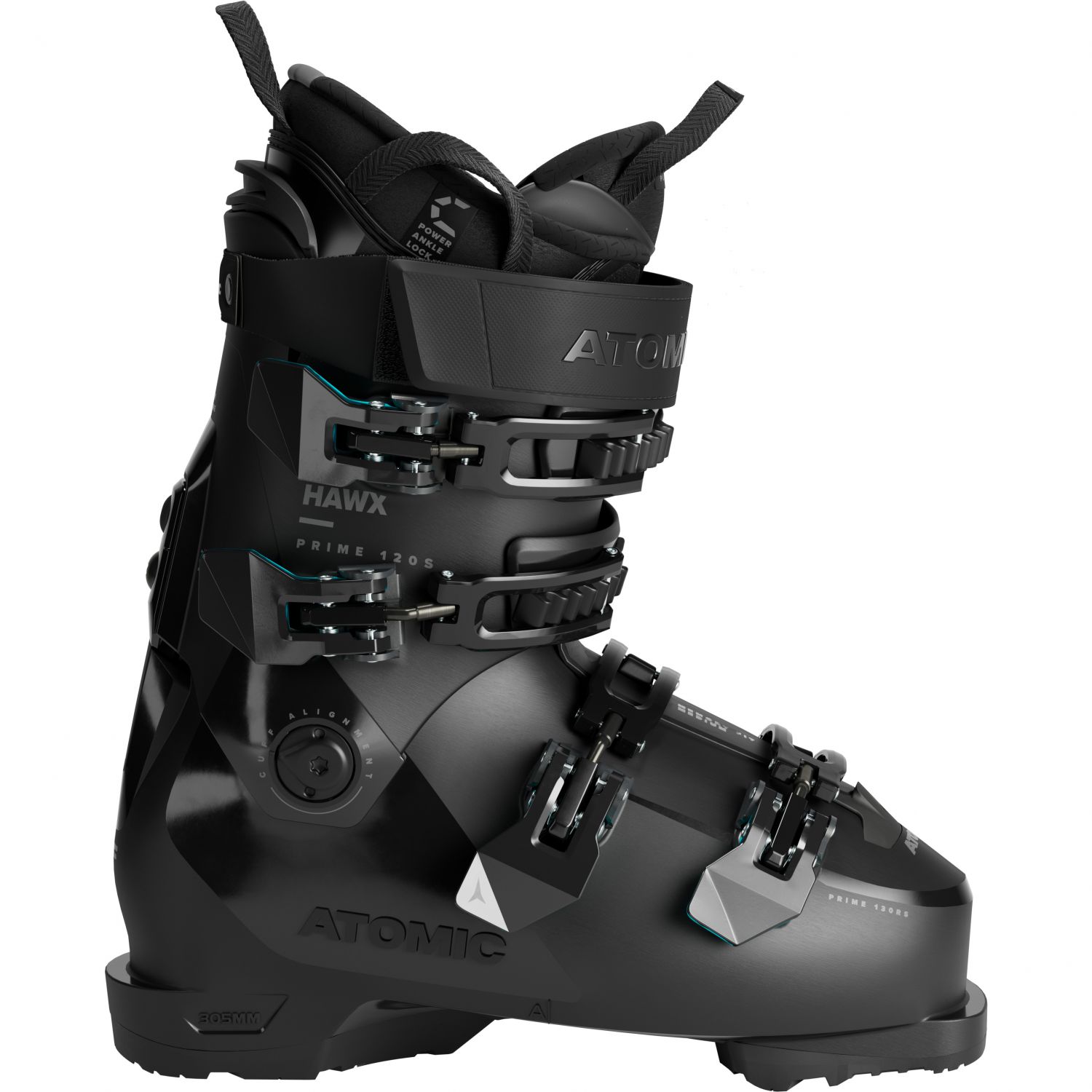 Atomic Hawx Prime 120 S, ski boots, men, black/teal