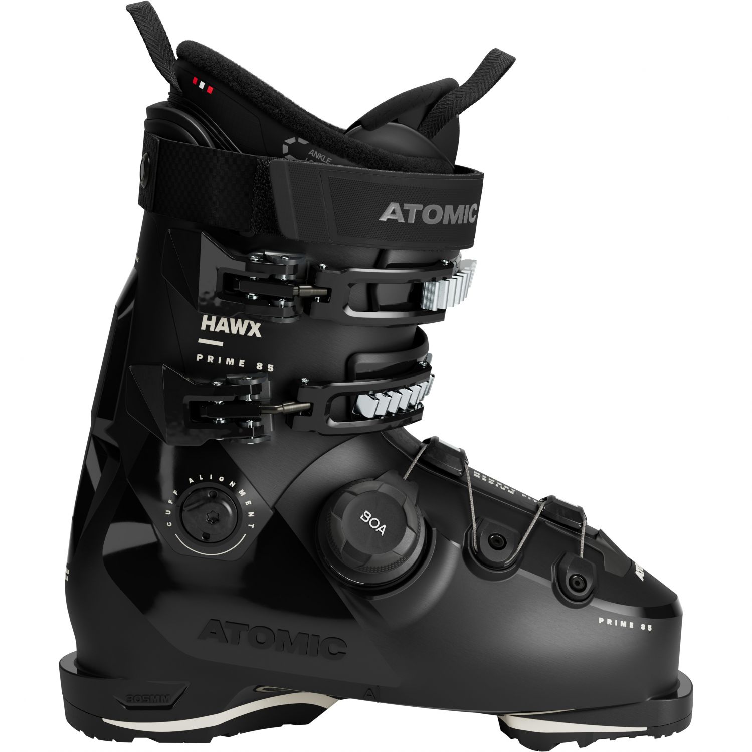 Atomic Hawx Prime 85 BOA, monot, naiset, musta
