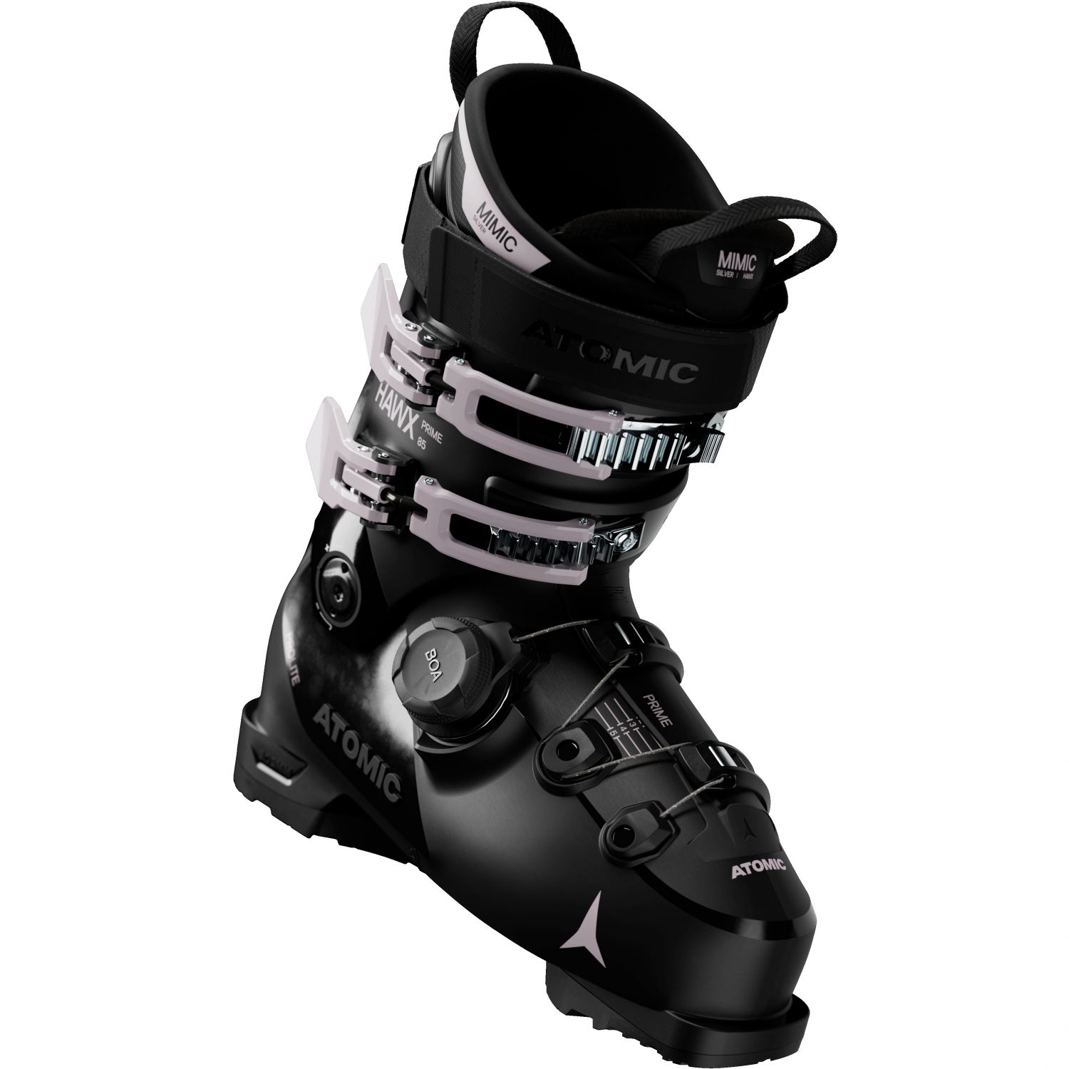 Atomic Hawx prime 85 BOA, skistøvler, dame, sort