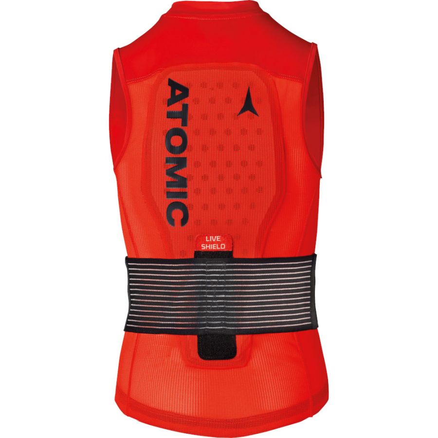 Atomic Live Shield Vest JR, red