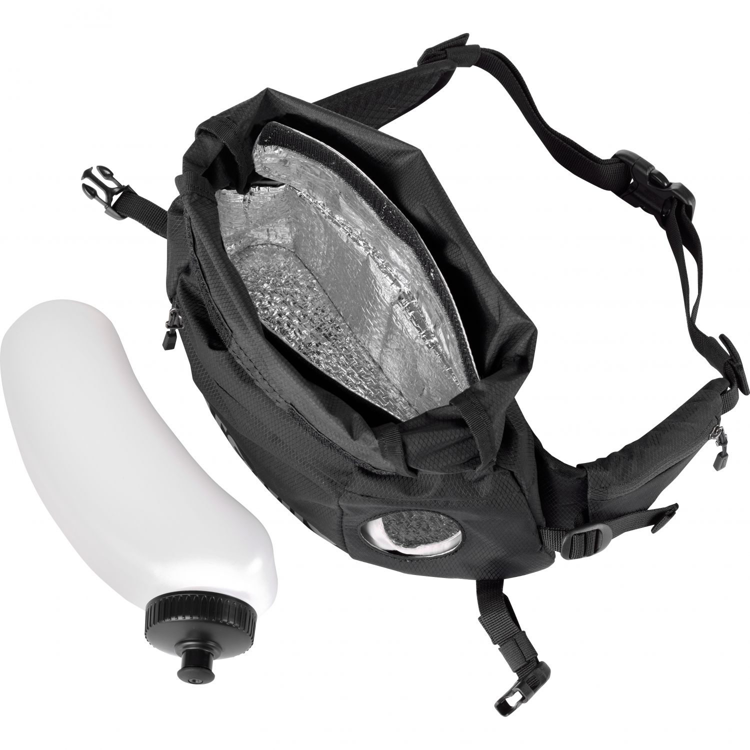 Atomic Nordic, insulated drink belt, black/grey