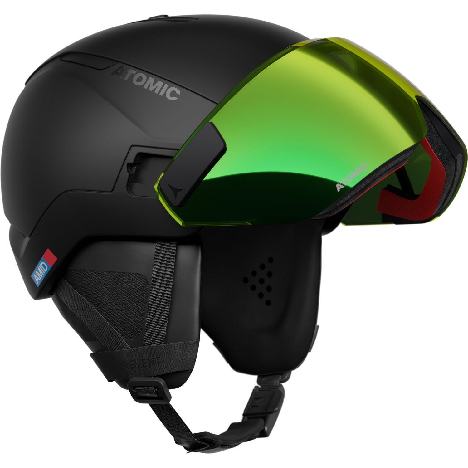 Atomic Revent GT Amid Visor HD Photo, Skidhjälm Med Visir, Svart