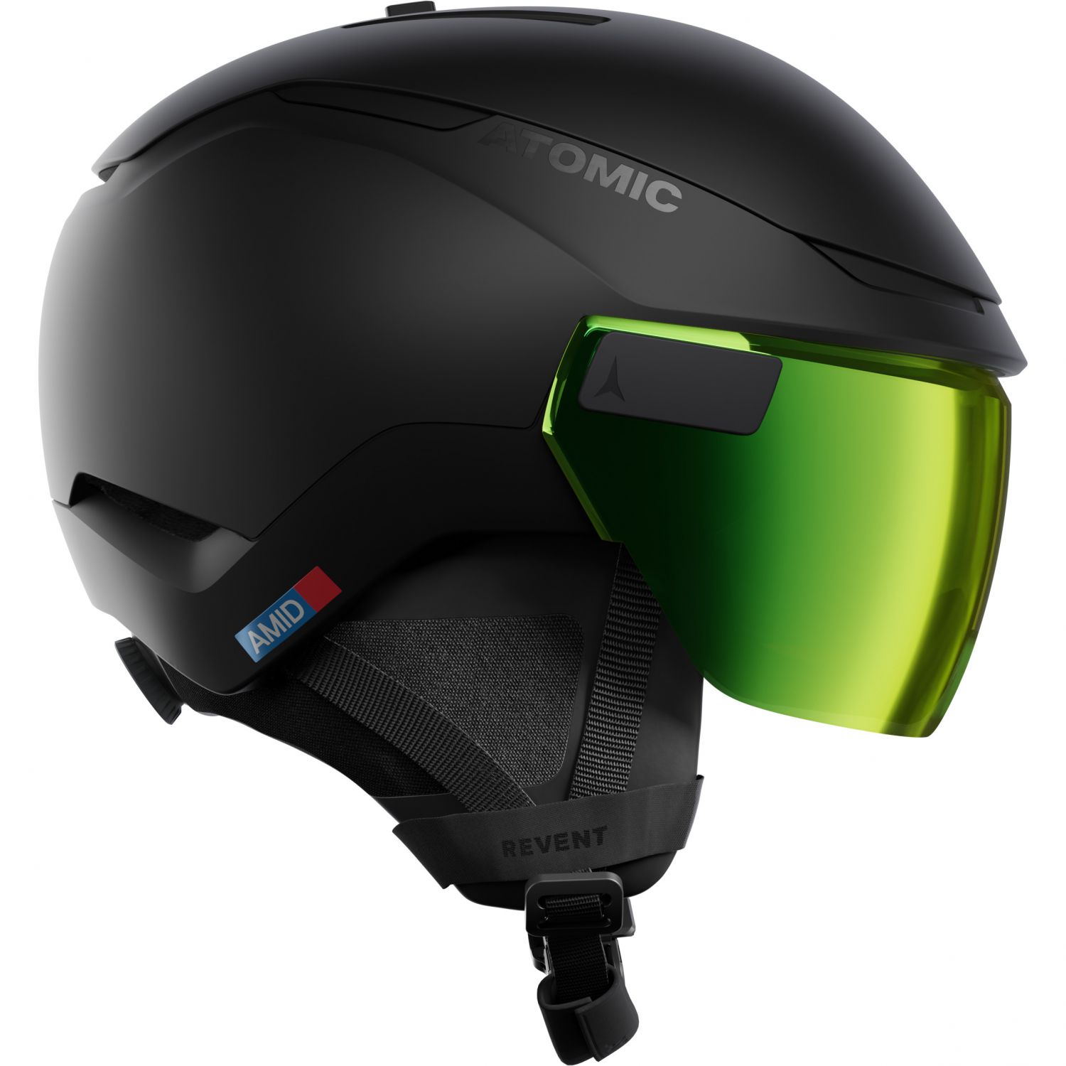 Atomic Revent GT Amid Visor HD Photo, Skidhjälm Med Visir, Svart