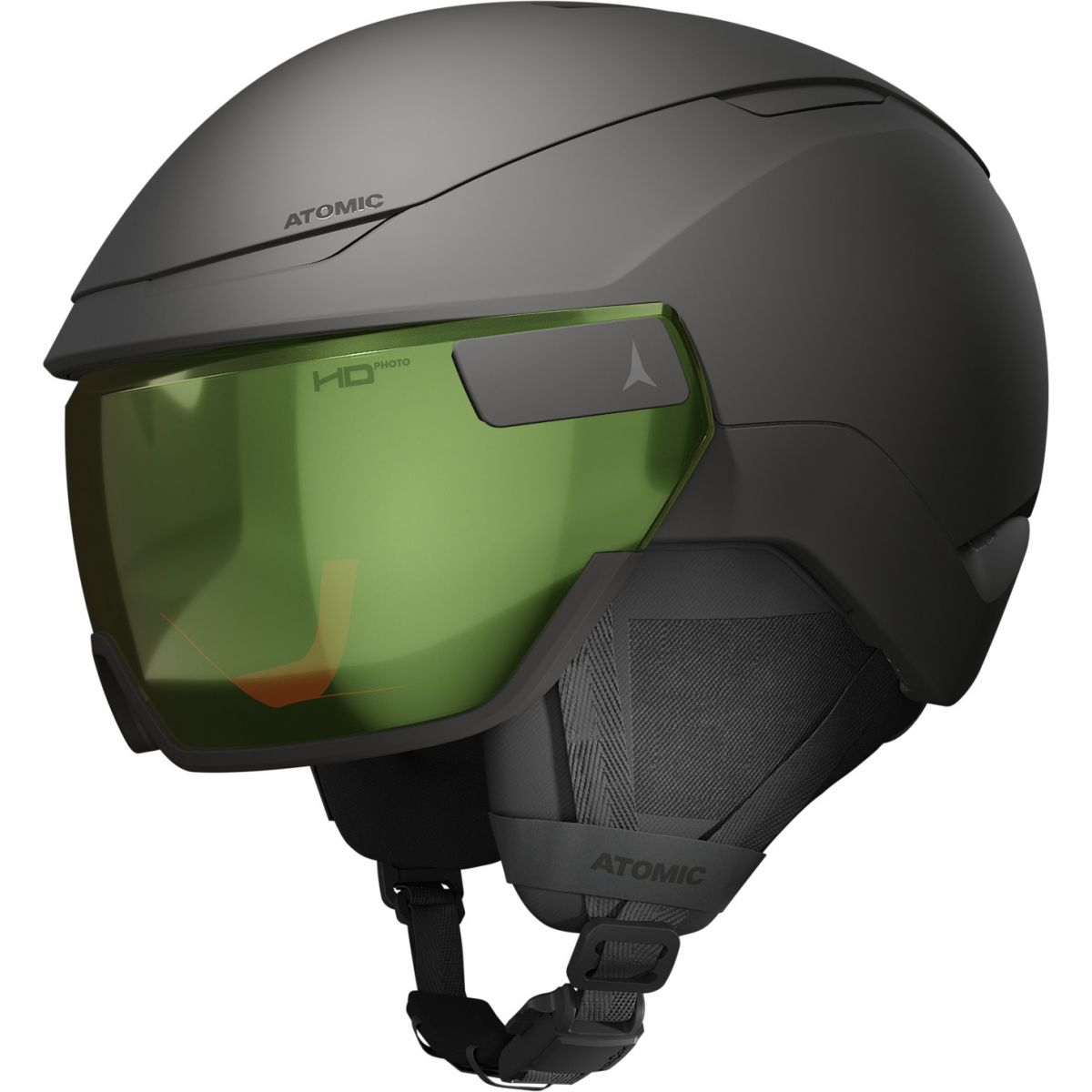 Atomic Revent GT Amid Visor HD Photo, Skidhjälm med Visir, Svart