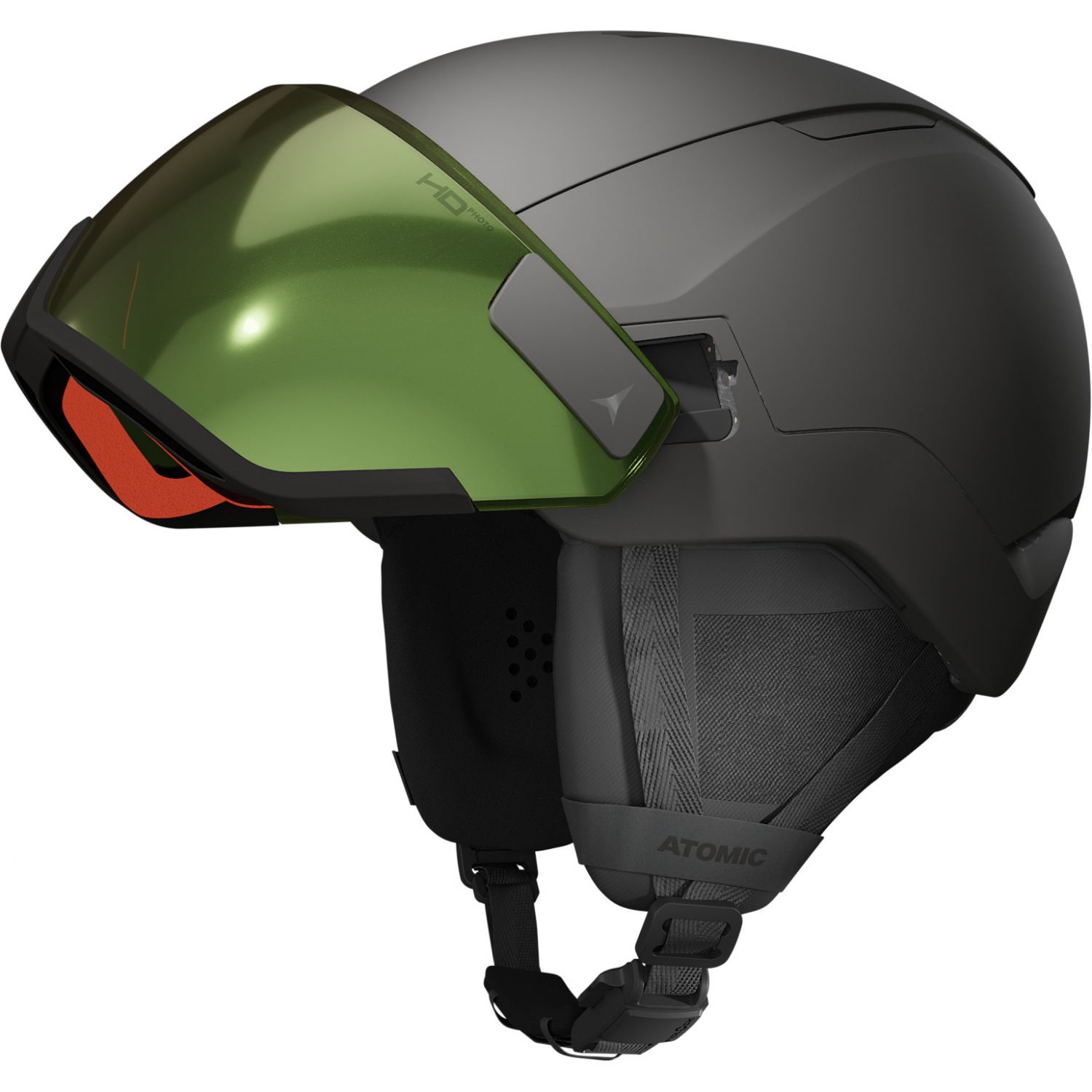 Atomic Revent GT Amid Visor HD Photo, Skidhjälm med Visir, Svart