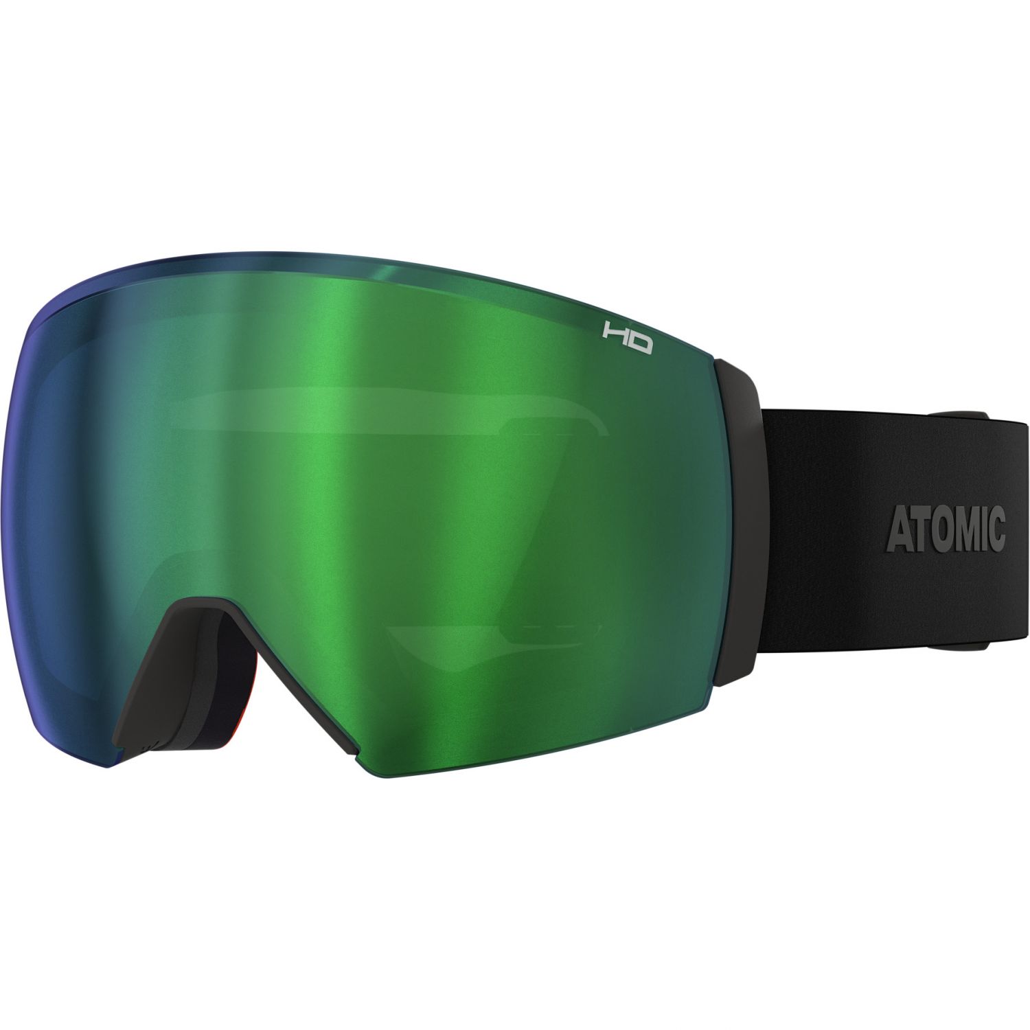 Atomic Revent Q L HD, maschera da sci, nero