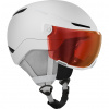 Atomic Revent Visor, capacete de esqui com viseira, júnior, branco