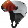 Atomic Revent Visor, capacete de esqui com viseira, júnior, cinza