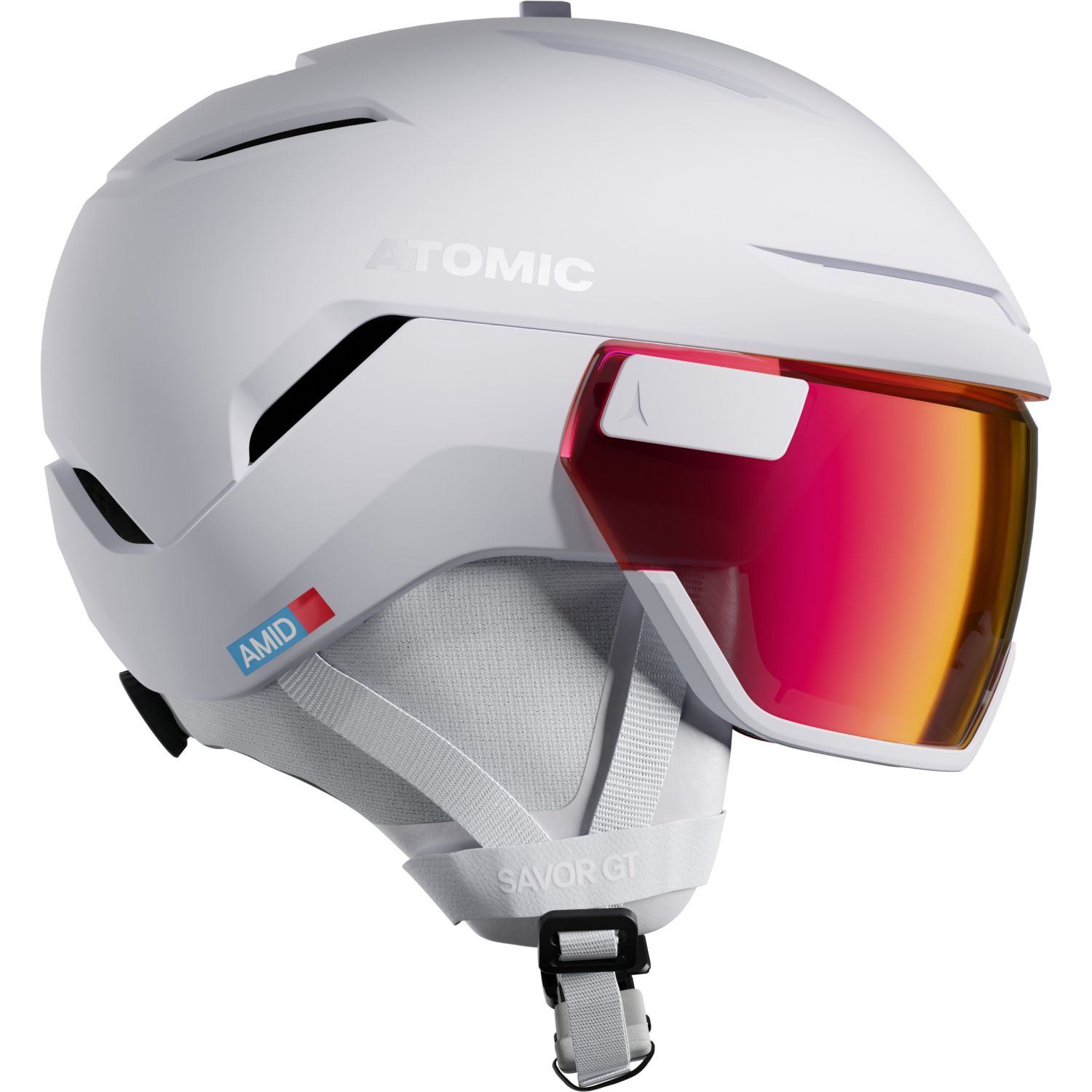 Atomic Savor GT Amid Visor Photo, Skidhjälm Med Visir, Vit