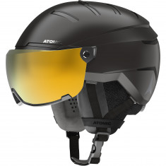 Atomic Savor GT Visor Stereo, kask narciarski z wizjerem, czarny