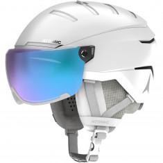 Atomic Savor GT Visor Stereo, skihjelm med visir, hvid