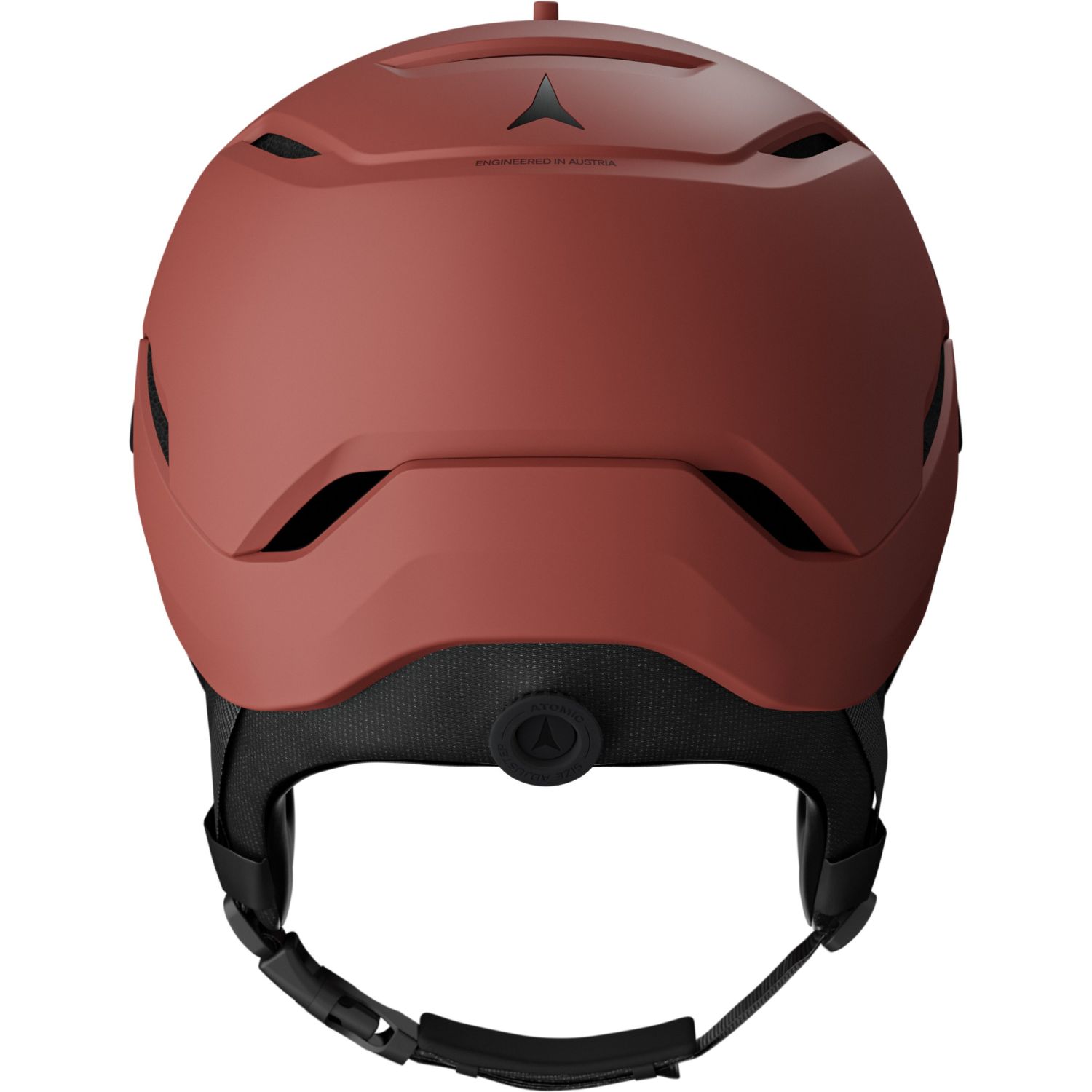 Atomic Savor GT Visor Stereo, Skihjelm Med Visir, Redwod