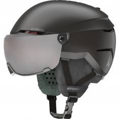 Atomic Savor Visor, laskettelukypärä visiirillä, junior, musta