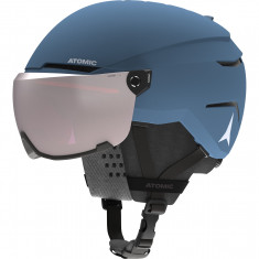 Atomic Savor Visor, laskettelukypärä visiirillä, junior, sininen