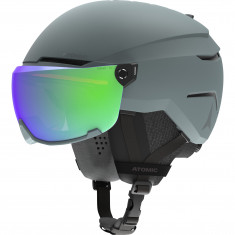 Atomic Savor Visor Stereo, ski helmet with visor, green